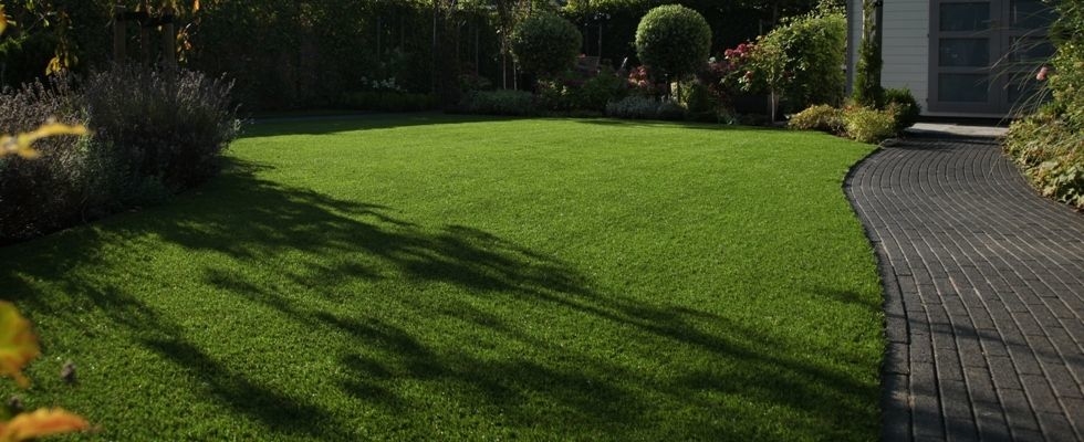 Thuis - Kunstgras in de tuin